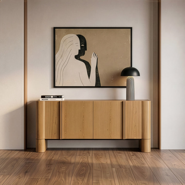Walbrook - Modern White Oak Buffet