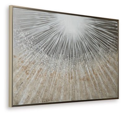 Waldard Wall Art - Gray Canvas Art modern furniture Contempo Furniture