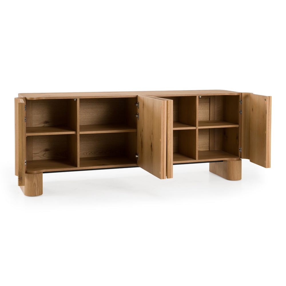 Walbrook - Modern White Oak Buffet - View 4
