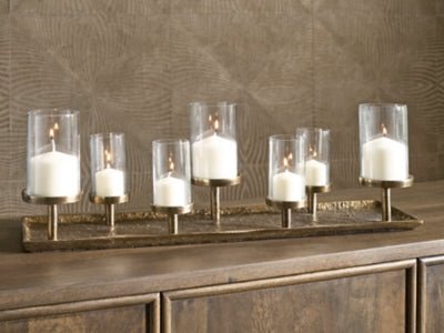 Wallmond Candle Holder - Light Brown Candle & Holder modern furniture Contempo Furniture