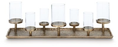 Wallmond Candle Holder - Light Brown Candle &amp; Holder modern furniture Contempo Furniture