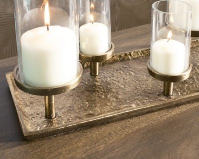 Wallmond Candle Holder - Light Brown Candle & Holder modern furniture Contempo Furniture
