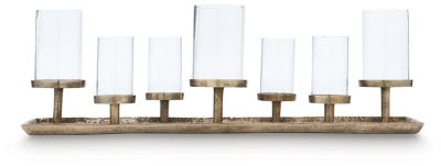 Wallmond Candle Holder - Light Brown Candle &amp; Holder modern furniture Contempo Furniture