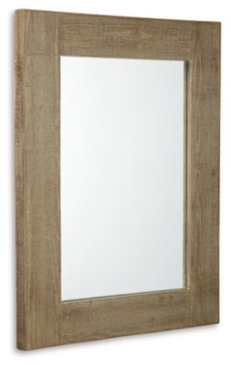 Waltleigh Accent Mirror - Dark Brown Accent Mirror modern furniture Contempo Furniture