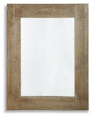 Waltleigh Accent Mirror - Dark Brown Accent Mirror modern furniture Contempo Furniture