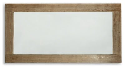 Waltleigh Floor Mirror - Dark Brown Floor Mirror modern furniture Contempo Furniture