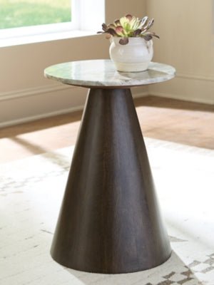 Waltnor Accent Table - Dark Brown Accent Table modern furniture Contempo Furniture
