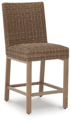 Walton Bridge Outdoor Bar Stool (Set of 2) - Light Brown Stool Set modern furniture Contempo Furniture