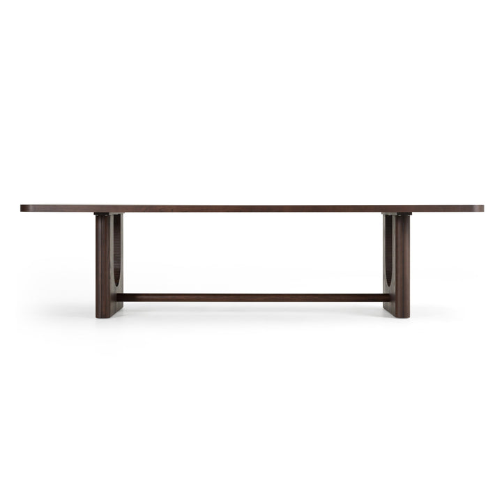 Walz - Modern Brown Oak Rectangular Dining Table
