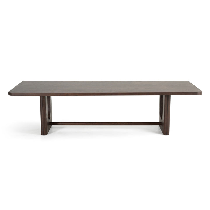 Walz - Modern Brown Oak Rectangular Dining Table