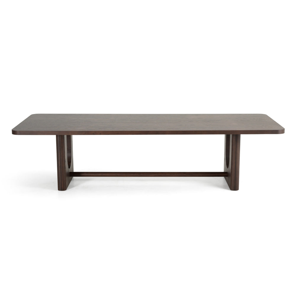 Walz - Modern Brown Oak Rectangular Dining Table