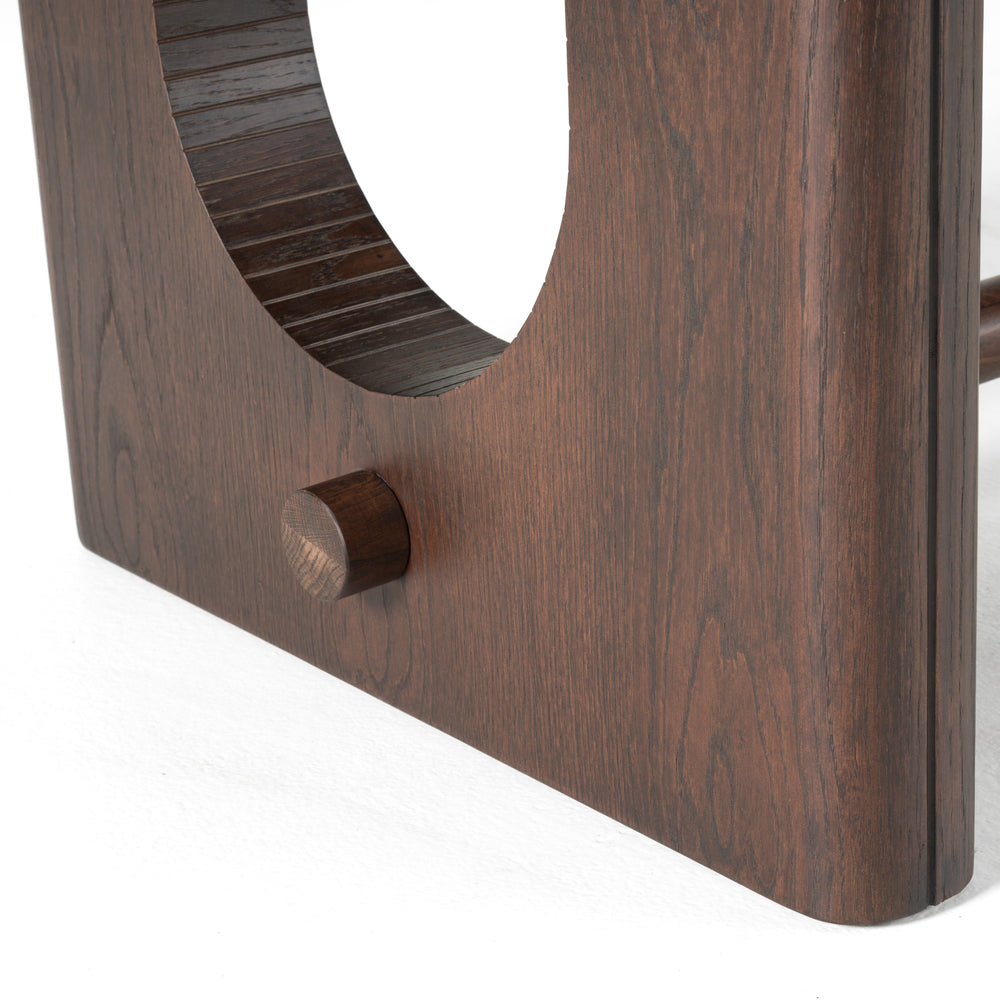 Walz - Modern Brown Oak Rectangular Dining Table