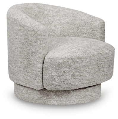 Wardsor Swivel Accent Chair - Gray Swivel Chair modern furniture Contempo Furniture