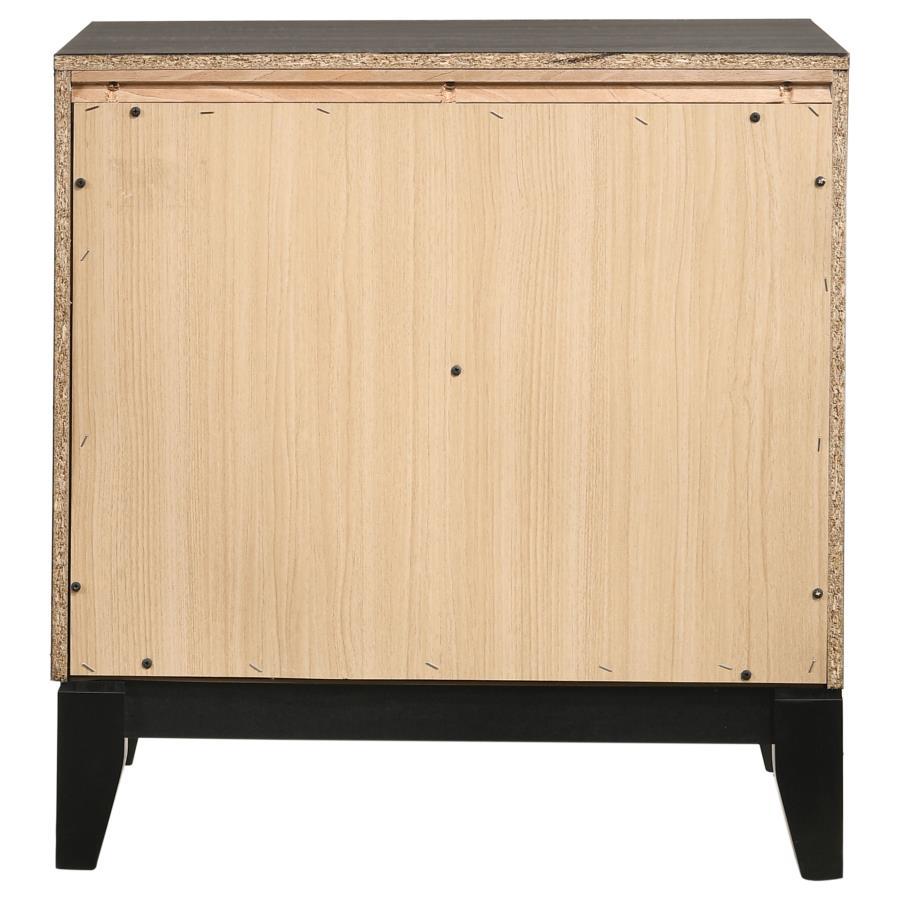 Watson - 2 - Drawer Nightstand - Gray Oak Accent Nightstand modern furniture Contempo Furniture