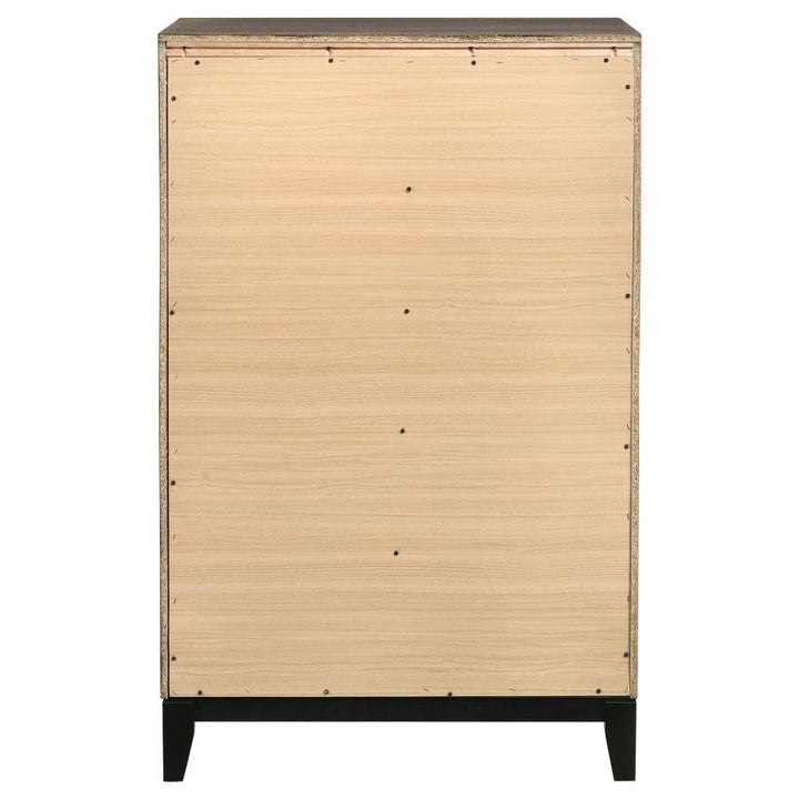 Watson - 5 - Drawer Bedroom Chest - Gray Oak Accent Chest modern furniture Contempo Furniture