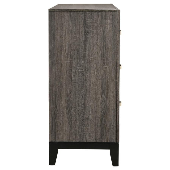 Watson - 6 - Drawer Dresser - Gray Oak Dressers modern furniture Contempo Furniture