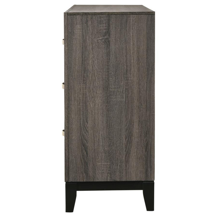 Watson - 6 - Drawer Dresser - Gray Oak Dressers modern furniture Contempo Furniture