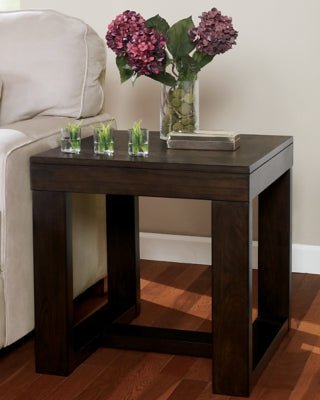 Watson End Table - Dark Brown End Table modern furniture Contempo Furniture