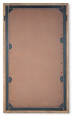 Waylane Floor Mirror - Light Brown Floor Mirror modern furniture Contempo Furniture