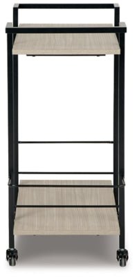 Waylowe Bar Cart - Dark Brown Bar Cart modern furniture Contempo Furniture