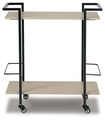 Waylowe Bar Cart - Dark Brown Bar Cart modern furniture Contempo Furniture