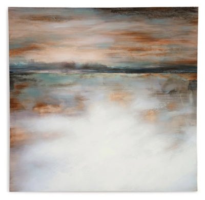 Weatheridge Wall Art - Dark Gray Canvas Art modern furniture Contempo Furniture