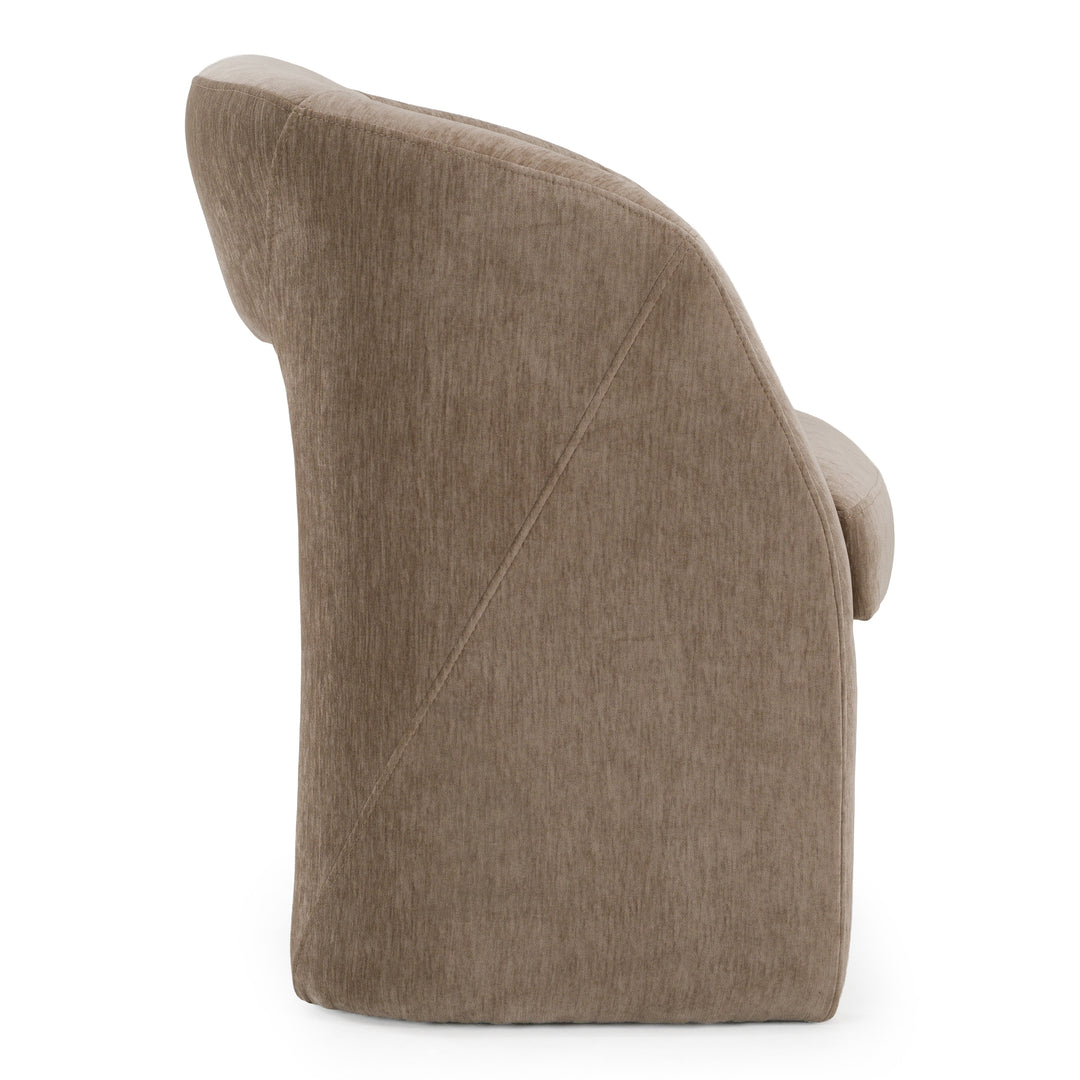 Weaver - Modern Tan Fabric Dining Chair