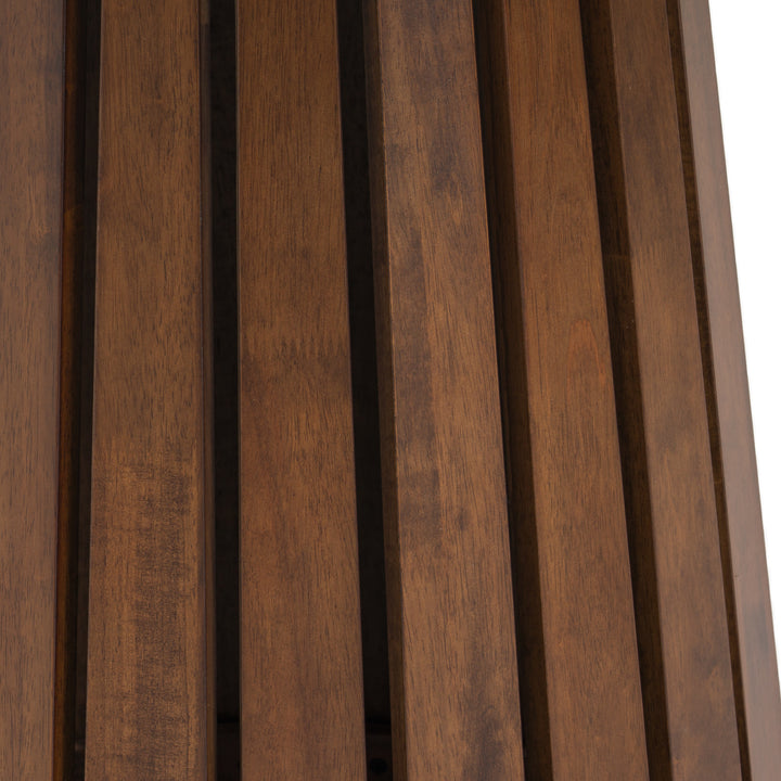 Weiss - Mid-Century Modern Walnut Round Dining Table