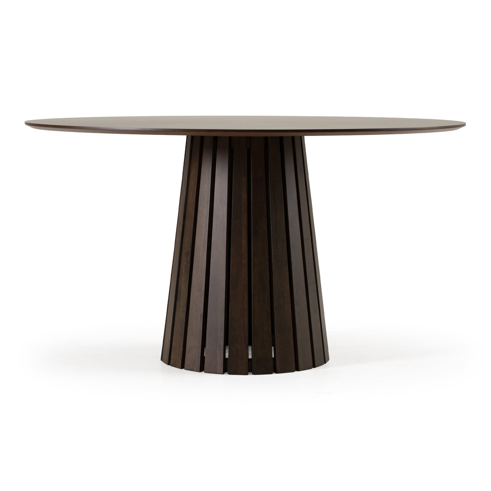 Weiss - Mid-Century Modern Wenge Round Dining Table