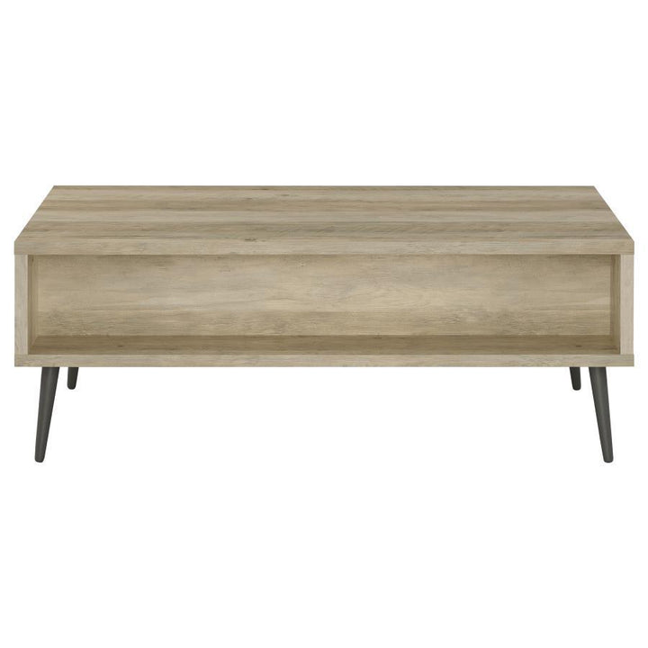 Welsh - 1 - Drawer Engineered Wood Coffee Table Antique Pine - Distressed Pine Coffee Table modern furniture Contempo Furniture