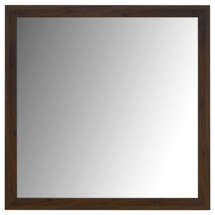 Welsley - Dresser Mirror - Walnut Mirror modern furniture Contempo Furniture
