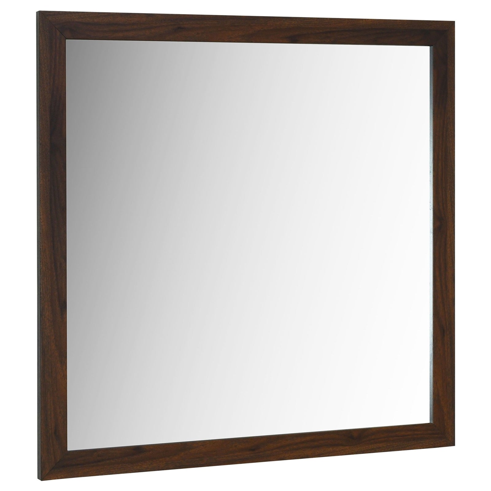 Welsley - Dresser Mirror - Walnut Mirror modern furniture Contempo Furniture