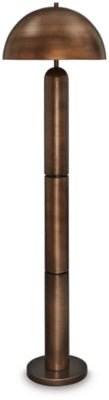 Wendfield Floor Lamp - Dark Brown Floor Lamp modern furniture Contempo Furniture