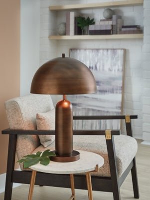 Wendfield Table Lamp - Dark Brown Table Lamp modern furniture Contempo Furniture