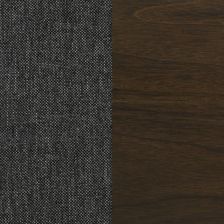 Wes - Upholstered Dining Side Chair (Set of 2) - Dark Walnut Chair Set modern furniture Contempo Furniture