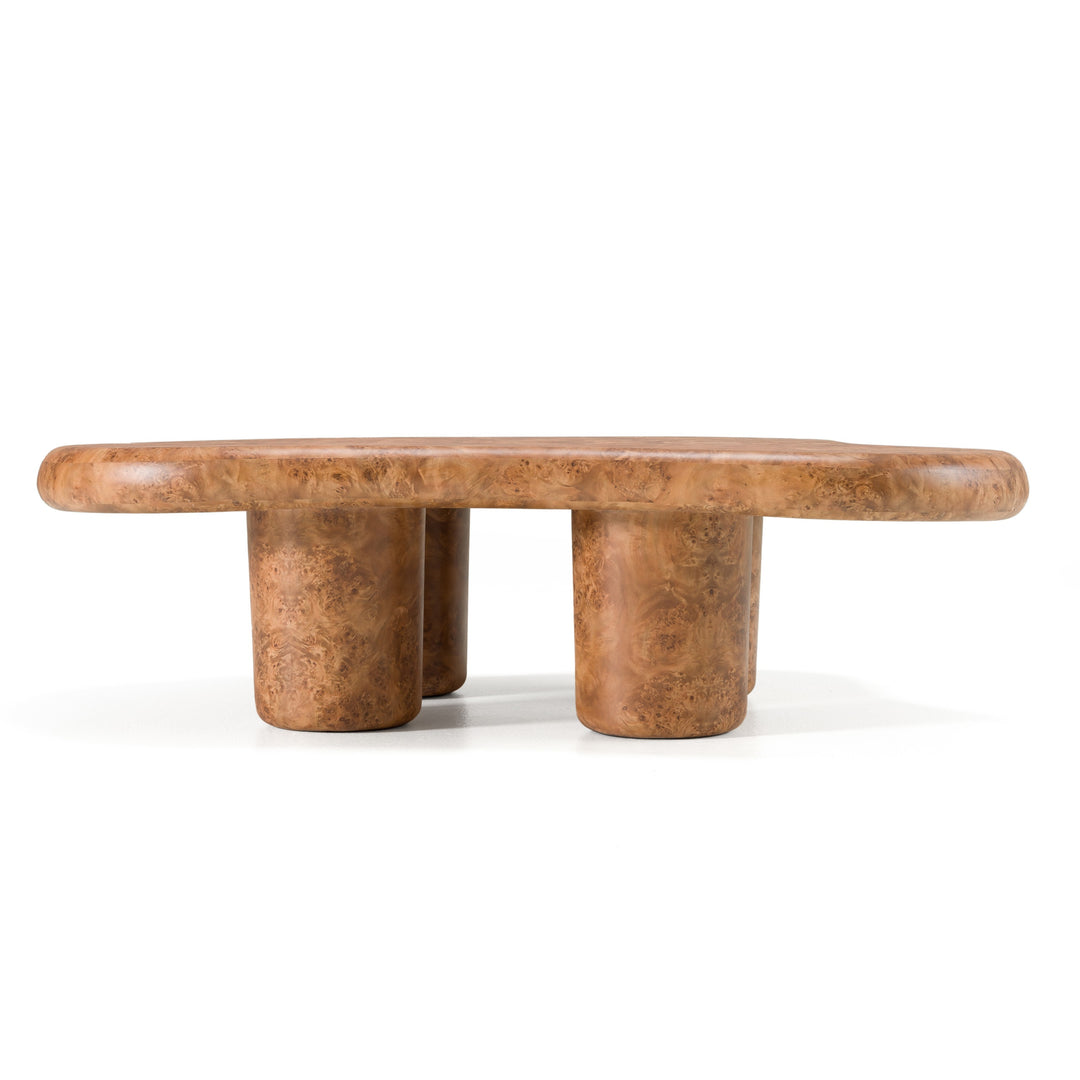 Weskan - Modern Faux Burl Coffee Table
