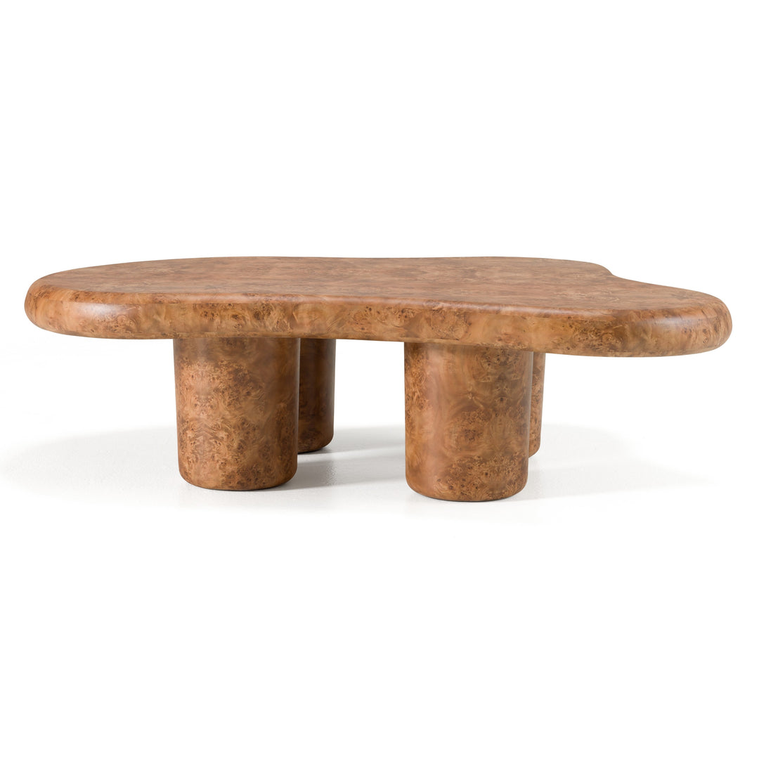 Weskan - Modern Faux Burl Coffee Table