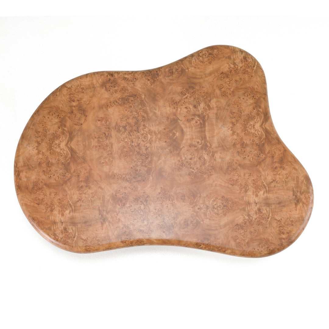 Weskan - Modern Faux Burl Coffee Table