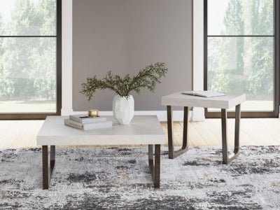 Westenfort Table (Set of 2) - Gray Table Set modern furniture Contempo Furniture
