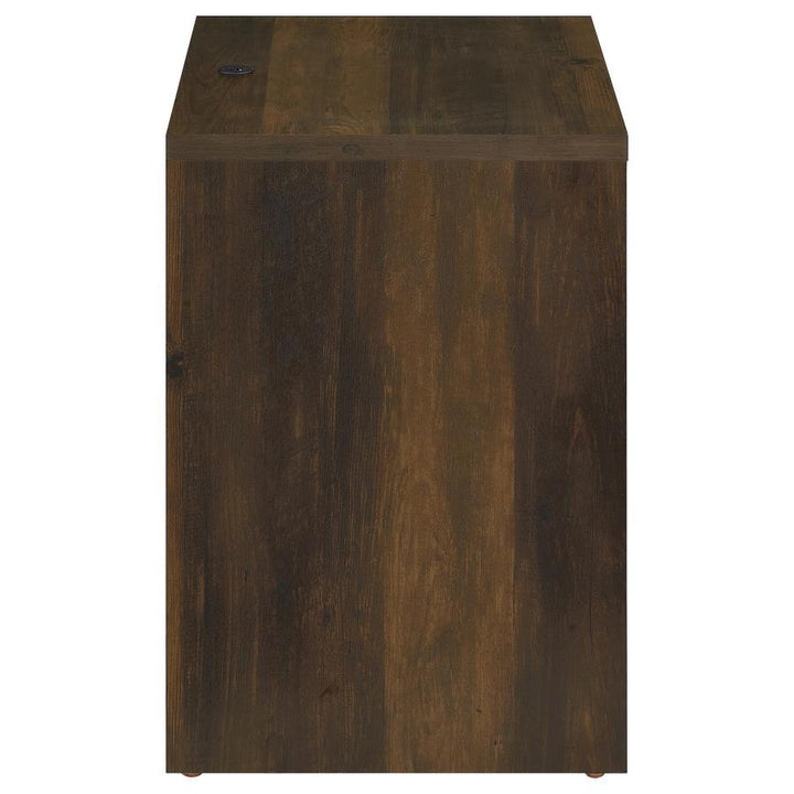 Westpark - 2 - Drawer Nightstand LED Lights And USB - Dark Pine Nightstand w/ Charging Station modern furniture Contempo Furniture
