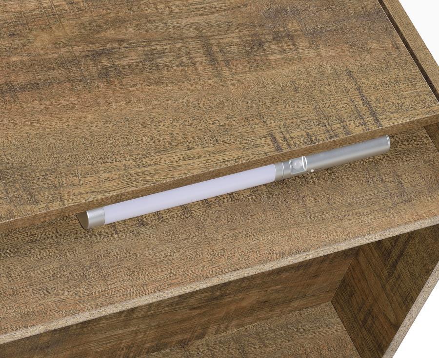 Westpark - 2 - Drawer Nightstand LED Lights And USB - Mango Nightstand w/ Charging Station modern furniture Contempo Furniture