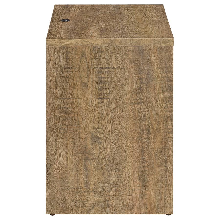 Westpark - 2 - Drawer Nightstand LED Lights And USB - Mango Nightstand w/ Charging Station modern furniture Contempo Furniture