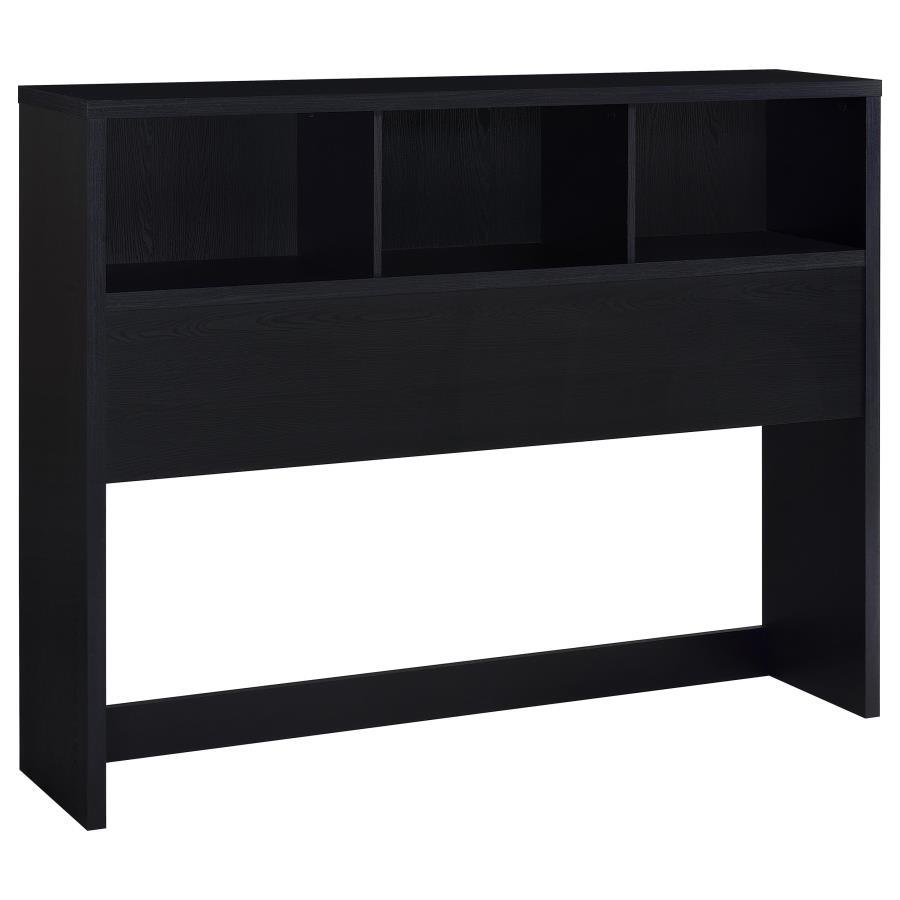Westpark - 3 Piece Queen Bedroom Set Bookcase Headboard - Black 3 - Piece Bedroom Set modern furniture Contempo Furniture