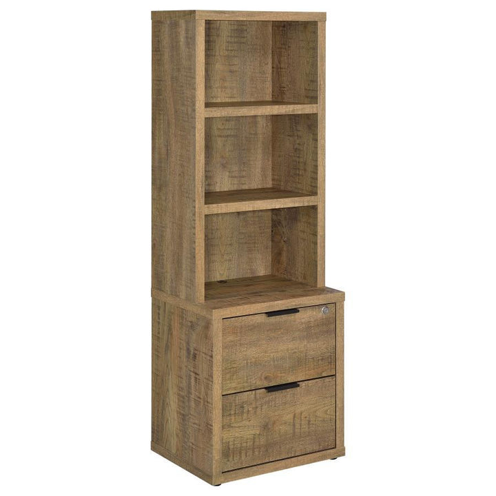 Westpark - 3 Piece Twin Bedroom Set Bookcase Headboard - Mango 3 - Piece Bedroom Set modern furniture Contempo Furniture