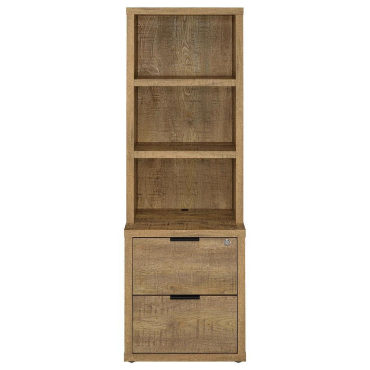 Westpark - 3 Piece Twin Bedroom Set Bookcase Headboard - Mango 3 - Piece Bedroom Set modern furniture Contempo Furniture