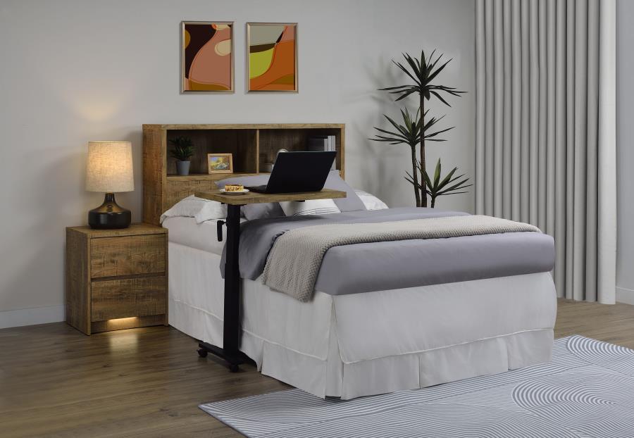 Westpark - Full Bookcase Headboard - Mango Bookcase HeadBoard modern furniture Contempo Furniture