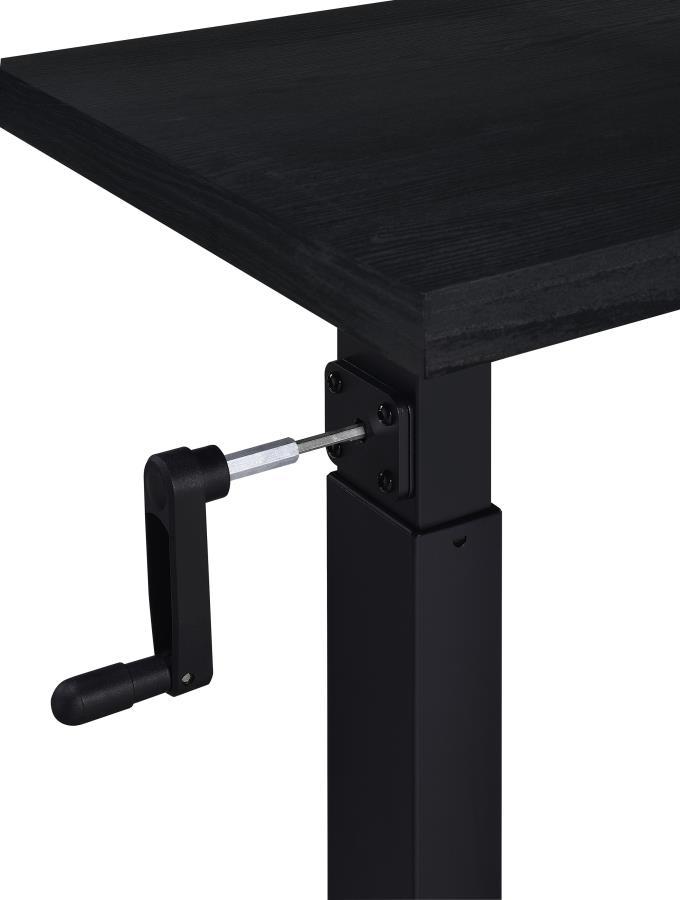 Westpark - Height Adjustable Mobile Bedroom C - Table - Black Accent Table modern furniture Contempo Furniture