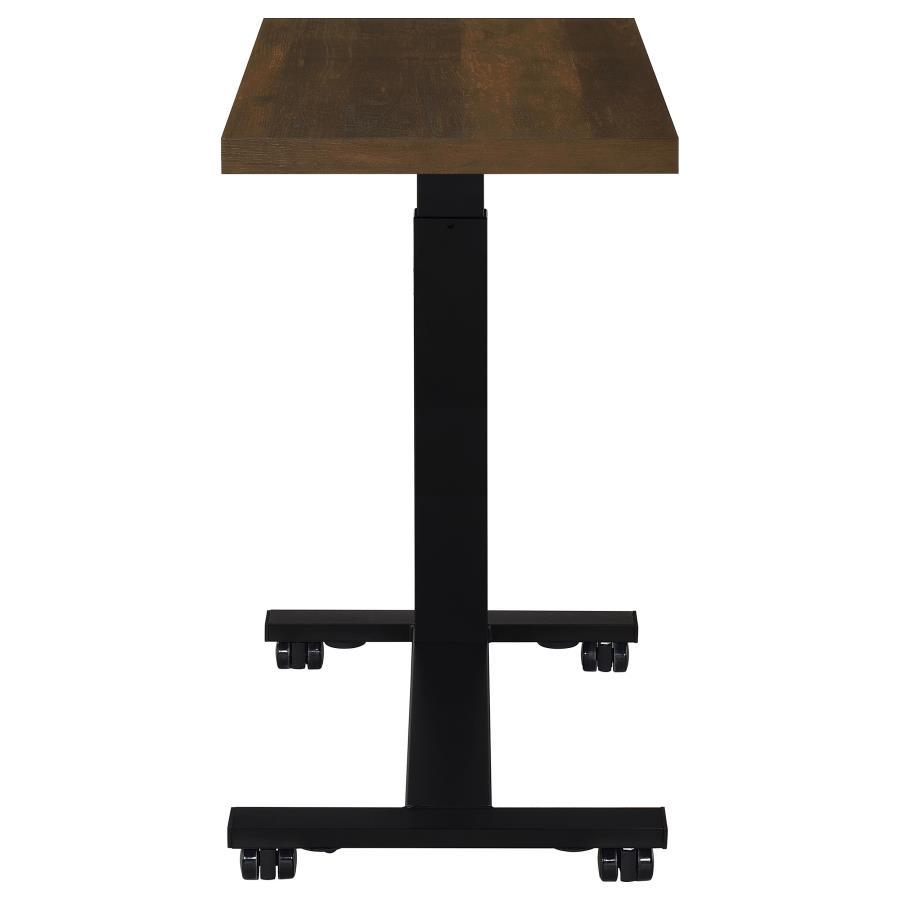 Westpark - Height Adjustable Mobile Bedroom C - Table - Dark Pine Accent Table modern furniture Contempo Furniture