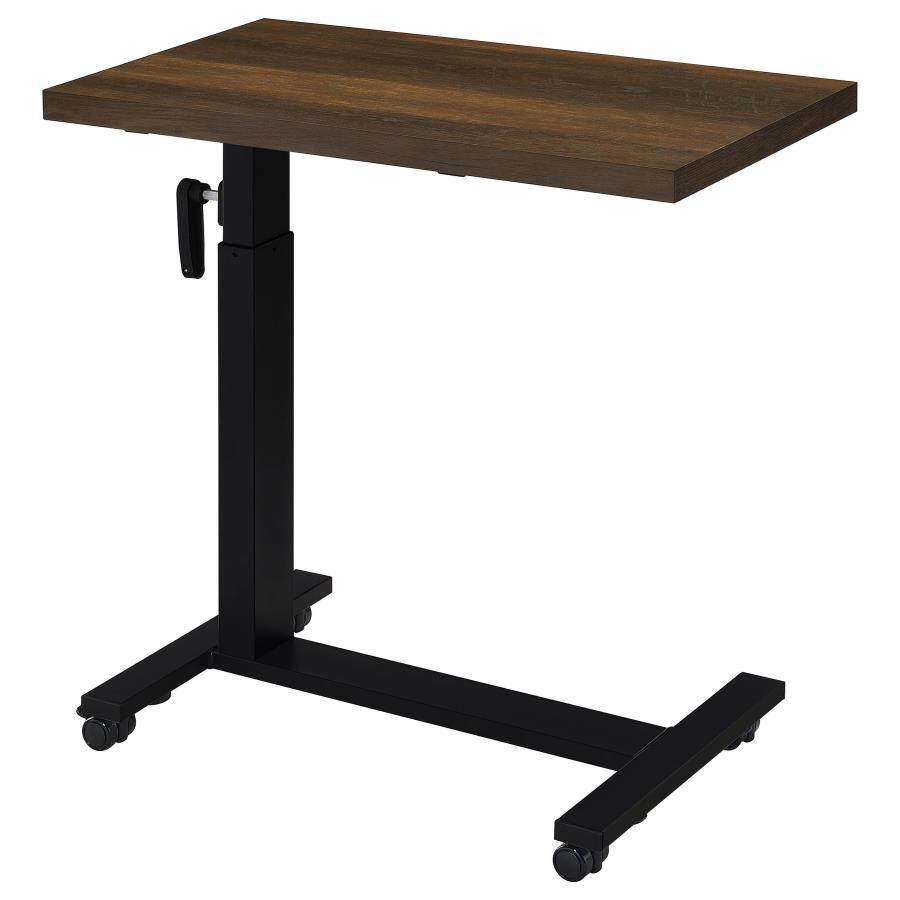 Westpark - Height Adjustable Mobile Bedroom C - Table - Dark Pine Accent Table modern furniture Contempo Furniture