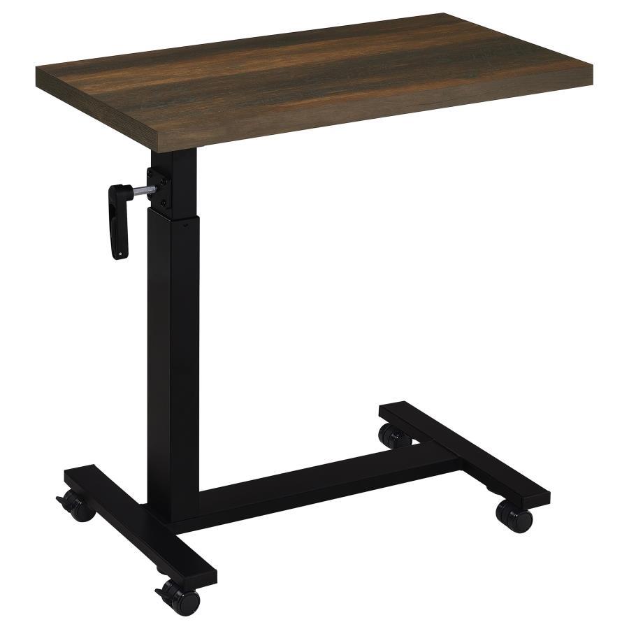 Westpark - Height Adjustable Mobile Bedroom C - Table - Dark Pine Accent Table modern furniture Contempo Furniture